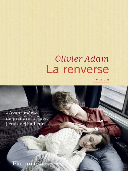 Title details for La renverse by Olivier Adam - Wait list